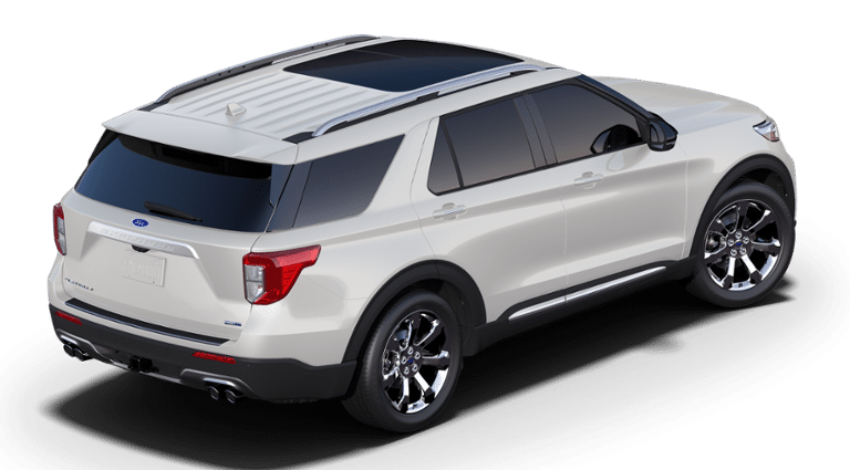 2020 Ford Explorer Platinum Star White 3 0L EcoBoost V6 Engine With 